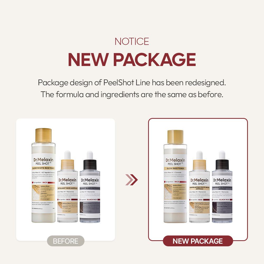 Peel Shot Glow Black Rice Ampoule